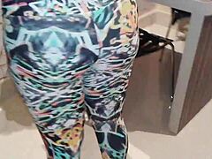 Ganhou mais uma calça e body novos - trying on lycra