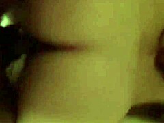 why is this long-haired teen screaming during interracial backshots?