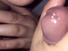 Colombian bride enjoys homemade treat with big tits