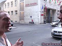 blonde woman gets humiliated with big black cock facial in hardcore scene