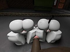 This intense trio of two submissives with big black cock is so hot