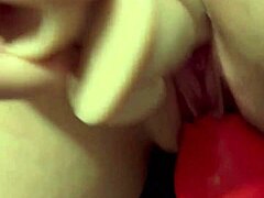 Fucking my wife and her little friend hard!