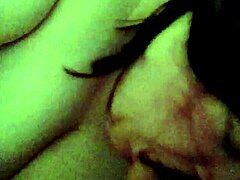 My girlfriend gives a blowjob while fingering herself.