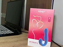 streamer shows big boobs online, fucking ass with honey play box toys - angel cruz & andrea castro