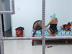 i love horny housewives groping tits and asses while working