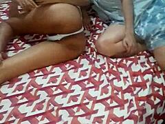 Lesbian neighbor arrives and fucks me passionately at home