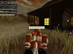 84 roblox porn, wet deepthroat blowjob on blonde tits, ebony ass in missionary cum.