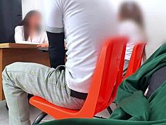 Maestra mexicana poniendo examen extraordinario a estudiantes en el salón hay otra manera de pasar maestra les pide cuerpo para pasar la materia girlfriend blonde skinny beautiful babe natural tits sexy legs tits taboo
