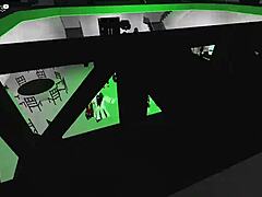 Dan�ando With Naughty Novinhas In Roblox Party Hall!