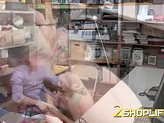 Chanel grey was caught shoplifting in this full movie with petite police uniform and hidden cam storyline.