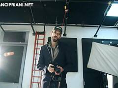 a casual photo session with a colombian redhead turns into wild couple fucking and masturbation