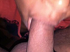 mi hermanastra sucks my cock slowly with soft hands until all cum comes out homemade