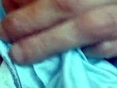 Byrd Intensely Jerking Off His Huge Monster Cock for LadyByrd in Bathroom