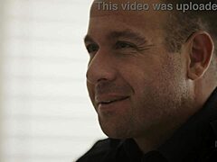 Oh Wow Officer Step-Daddy Leana Lovings Gets Taboo Cumshot In Office!