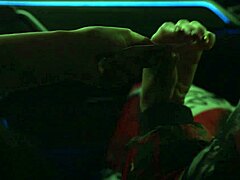 belly moans as sam frost fingers her shaved pussy to first squirting orgasm in missionary and doggystyle