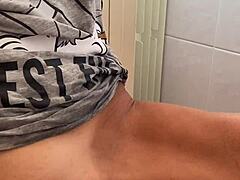 I feel so aroused this early morning as my fingers gently caress my small 18+ clitoris in real masturbation.