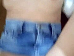 my best friend showed up at my place to vent her frustrations through intense homemade sex in underwear