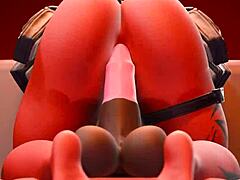 Desdemona Riding Dildo!