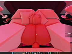 hey, check out this big booty girl riding hard and taking those backshots