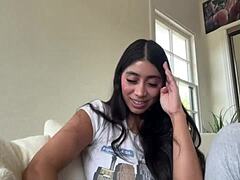 hey check out violet myers diving deeper in this hot interracial casting interview behind the scenes