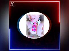 Young ebony brunette gets her tight pussy fucked hard by an older guy until he cums twice inside