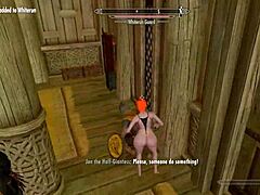 big booty redhead explores skyrim world