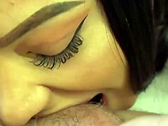 Backstage Vertical POV Fuck with Hot Busty Latina Lingerie Model