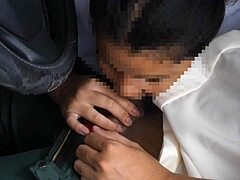 japanese pinay stepsister craves public car sex with creampie and squirting orgasm from deep fucking and pussy licking