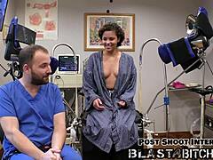 rebel wyatt gives blowjob twice before missionary pounding leads to cum-filled shaved pussy close-up