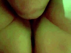 Deepthroat blowjob on cute neighbor wife's big ass memek tembem