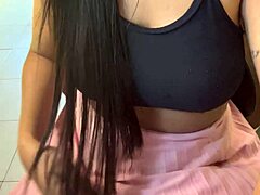 wife fucks big dick black guy in hotel, cums on his cock... corno films and cums in her mouth too