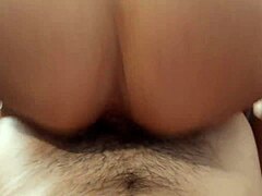 Amateur pov sex in doggy and ass cowgirl with asian brunette milf!