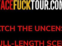 i'm like, this latina trying to deepthroat that huge dick but it's so rough and sloppy, drooling everywhere while face fucking extreme...