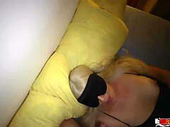 stepson shoves his cock in her mouth before doggystyle pounding her juicy latina pussy