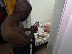 The naughty sister-in-law cheated on her husband right on the sofa giving up her pussy and getting lots of cum in her tight little ass.