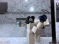 Yuuka gets punished for showing up uninvited, leading to intense fingering and blowjob sex with a follower in part 1 of 2.