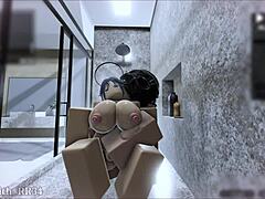 Yuuka gets punished for showing up uninvited, leading to intense fingering and blowjob sex with a follower in part 1 of 2.