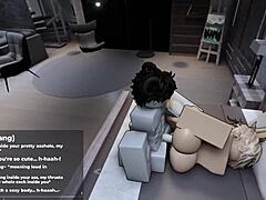 Adorable Femboy Begs For More While Getting Pounded Senseless In Roblox Game