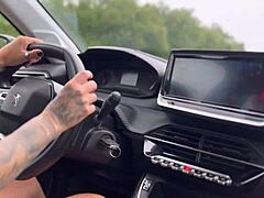 i drove uber from rio to sao paulo and client paid by letting me lick wet pussy moaning loud