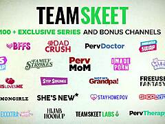 jealous tall stepsis in miniskirt licks and bends over for engaged stepbro