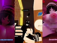 Roporn - Liz É Fodida na Casa de um Seguidor com Big Ass Blowjob e Creampie em Cowgirl