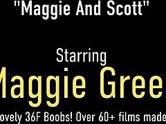 Busty Blonde Babe Maggie Green Bangs Big Boobs With Hard Cock Cumshot