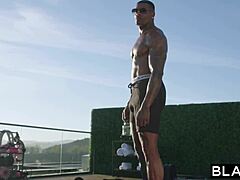 Gorgeous Influencer Gianna Devours His BBC at Gym with Deepthroat and Creampie in Hairy Pussy