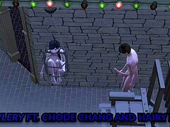 oh man, chode wang's all bound up in this kinky bdsm fantasy at gobbywarts school... like teen submission gone wild with owlery vibes and wickedry sims 4 harry potter rule 34 stuff!