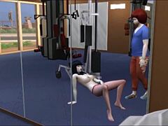 hey, wanna see raven work out her big tits in this wicked of whimsville comic gym episode