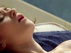 svetlana explores passion with her glamorous german lesbian friend using strapon toys.