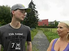 Gina Casting Features Bent Over Doggystyle Blowjob and Lick Action in Detailed Interview Scene