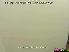 Blonde Amateur Girl Cheats on Boyfriend in Mall