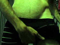 Hey, wanna watch this maduro guy stroke his big cock until he cums so richly?