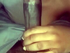 teaching my little 18+ slut how to give sloppy throat with cum in mouth